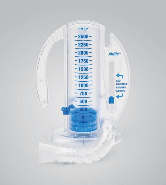 airlife volumetric incentive spirometer instructions