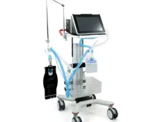 next-generation bellavista 1000 ventilator on a portable cart.